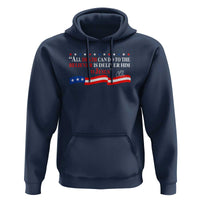 Patriotic Christian Faith Hoodie All Death Can Do Is Deliver Him to Jesus - Wonder Print Shop