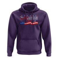 Patriotic Christian Faith Hoodie All Death Can Do Is Deliver Him to Jesus - Wonder Print Shop