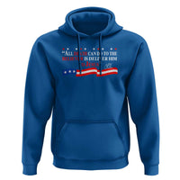 Patriotic Christian Faith Hoodie All Death Can Do Is Deliver Him to Jesus - Wonder Print Shop