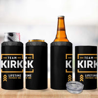 Team Kirk Lifetime Member 4 in 1 Can Cooler Tumbler American True Patriot Support - Wonder Print Shop