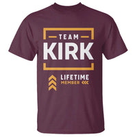 Team Kirk Lifetime Member T Shirt American True Patriot Support - Wonder Print Shop