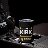 Team Kirk Lifetime Member Tumbler Cup American True Patriot Support - Wonder Print Shop