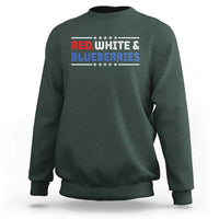 Red White and Blueberries Sweatshirt Patriotic Tribute Memorial - Wonder Print Shop