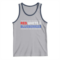 Red White and Blueberries Tank Top Patriotic Tribute Memorial - Wonder Print Shop