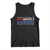 Red White and Blueberries Tank Top Patriotic Tribute Memorial - Wonder Print Shop