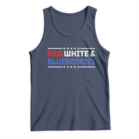 Red White and Blueberries Tank Top Patriotic Tribute Memorial - Wonder Print Shop