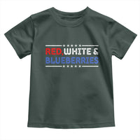 Red White and Blueberries Toddler T Shirt Patriotic Tribute Memorial - Wonder Print Shop