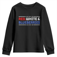 Red White and Blueberries Youth Sweatshirt Patriotic Tribute Memorial - Wonder Print Shop