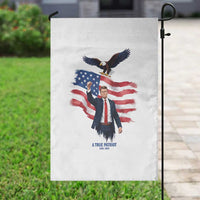 Charlie Kirk Tribute Garden Flag A True Patriot American Flag Patriotic Eagle - Wonder Print Shop