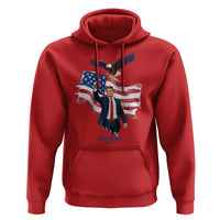 Charlie Kirk Tribute Hoodie A True Patriot American Flag Patriotic Eagle - Wonder Print Shop