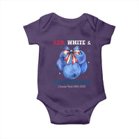 Red White and Blueberries Baby Onesie Charlie Kirk Tribute 1993 2025 Memorial - Wonder Print Shop