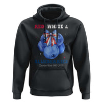 Red White and Blueberries Hoodie Charlie Kirk Tribute 1993 2025 Memorial - Wonder Print Shop