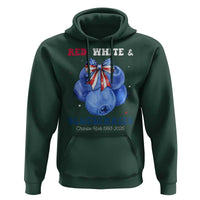 Red White and Blueberries Hoodie Charlie Kirk Tribute 1993 2025 Memorial - Wonder Print Shop