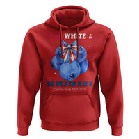 Red White and Blueberries Hoodie Charlie Kirk Tribute 1993 2025 Memorial - Wonder Print Shop