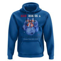 Red White and Blueberries Hoodie Charlie Kirk Tribute 1993 2025 Memorial - Wonder Print Shop