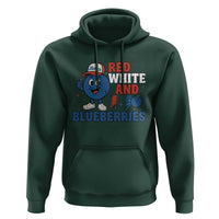 Red White and Blueberries Hoodie Patriotic Fruit Cartoon Graphic - Wonder Print Shop