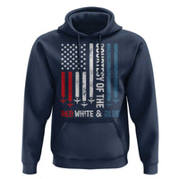 Courtesy of the Red White and Blue Hoodie US Military Patriotic American Flag - Wonder Print Shop