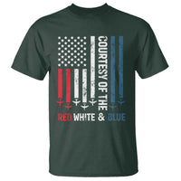 Courtesy of the Red White and Blue T Shirt US Military Patriotic American Flag - Wonder Print Shop