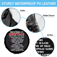 12 Pains of Christmas Parody Spare Tire Cover Funny Twist on the 12 Days of Christmas Tradition - Wonder Print Shop