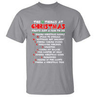 12 Pains of Christmas Parody T Shirt Funny Twist on the 12 Days of Christmas Tradition - Wonder Print Shop