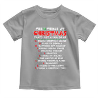 12 Pains of Christmas Parody Toddler T Shirt Funny Twist on the 12 Days of Christmas Tradition - Wonder Print Shop