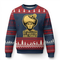 Send Him 2 3 Years to Dagestan and Forget Ugly Christmas Sweater Funny MMA Fighter Discipline - Wonder Print Shop