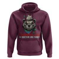 Dagestan Bear MMA Fighter Discipline Hoodie Send Him 2 3 Years and Forget - Wonder Print Shop
