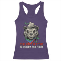 Dagestan Bear MMA Fighter Discipline Racerback Tank Top Send Him 2 3 Years and Forget - Wonder Print Shop