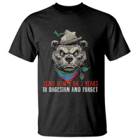 Dagestan Bear MMA Fighter Discipline T Shirt Send Him 2 3 Years and Forget - Wonder Print Shop