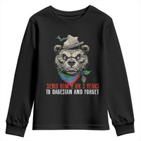 Dagestan Bear MMA Fighter Discipline Youth Sweatshirt Send Him 2 3 Years and Forget - Wonder Print Shop