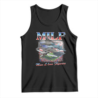 MILF Man I Love Flyovers Meme Tank Top for Aviation Buffs Patriotic Meme Lords - Wonder Print Shop