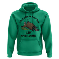 Trashed Panda Is My Spirit Animal Hoodie Funny Drunk Raccoon Meme for Party People Hot Mess Energy - Wonder Print Shop