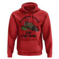Trashed Panda Is My Spirit Animal Hoodie Funny Drunk Raccoon Meme for Party People Hot Mess Energy - Wonder Print Shop