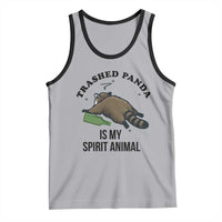 Trashed Panda Is My Spirit Animal Tank Top Funny Drunk Raccoon Meme for Party People Hot Mess Energy - Wonder Print Shop