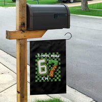 I Was 6 Now I'm 7 Birthday Meme Garden Flag Pixel Style 67 Gamer Six Seven Joke - Wonder Print Shop