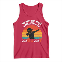 The Next Two Years Are Literally 6 7 Tank Top Funny 2026 2027 Meme Dabbing Boy Retro - Wonder Print Shop
