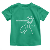 No Rodeo Today Sad Cowboy Stick Figure Meme Toddler T Shirt Funny Yeehaw Depression - Wonder Print Shop