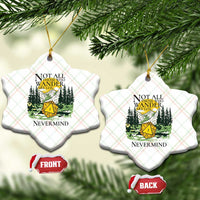 Not All Those Who Wander Are Lost RPG Gamers Ceramic Ornament Funny Dice Nevermind Adventurers - Wonder Print Shop