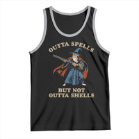 Outta Spells But Not Outta Shells Tank Top Funny Wizard Fantasy Meme - Wonder Print Shop