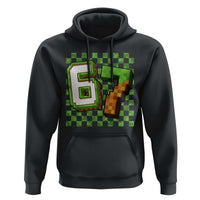 Funny 67 Pixel Style Graphic Hoodie Viral Six Seven Meme Gamer - Wonder Print Shop