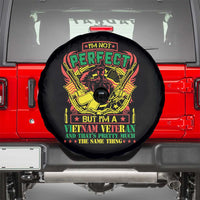 I'm Not Perfect But I'm A Vietnam Veteran Spare Tire Cover Patriotic Heroes
