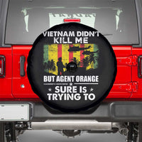 Vietnam Veteran Spare Tire Cover Orange Agent Victims Retired Soldiers