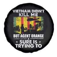 Vietnam Veteran Spare Tire Cover Orange Agent Victims Retired Soldiers