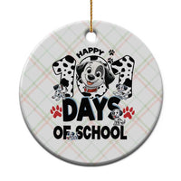 101 Days Of School Dalmatian Dogs Ceramic Ornament Happy 101th Day - Wonder Print Shop