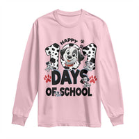 101 Days Of School Dalmatian Dogs Long Sleeve Shirt Happy 101th Day