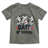 101 Days Of School Dalmatian Dogs Toddler T Shirt Happy 101th Day