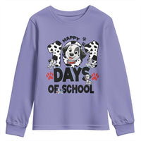 101 Days Of School Dalmatian Dogs Youth Sweatshirt Happy 101th Day
