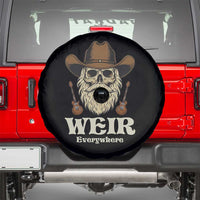 Weir Everywhere Western Skull Guitarist Spare Tire Cover Legendary Musician Memorial Retro Tribute for Fans