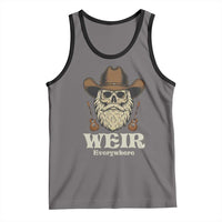 Weir Everywhere Western Skull Guitarist Tank Top Legendary Musician Memorial Retro Tribute for Fans
