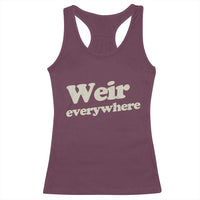 Weir Everywhere Racerback Tank Top Legendary Musician Memorial Tribute for Fans